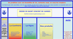 Desktop Screenshot of ordredesaintvincent.be